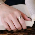Silver Ring Silver Retro 925 Silver Ring Jewelry Faith Ring 925 Sterling Silver Cross Ring 925