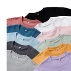 Custom 210G 100% Cotton Stock T-shirt Custom Printing Logo O-Neck High Quality Men's T-shirt