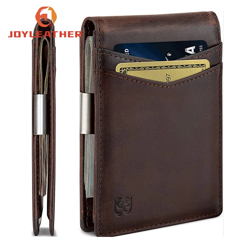Portefeuille Carteira Customize Design Slim Coin Purse Purse ID Credit Card Holders Short PU Leather RFID Thin Wallets For Men