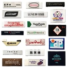 Label Labels Garment Custom Woven Clothing Label Damask Labels For Garment Woven Labels
