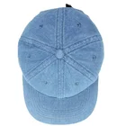 Hat Hat Blue Denim Soft Hat Flat Brim Hat Custom Men And Women Autumn And Winter All-match Letter Logo Snapback Hat