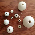Cheap Beads Wooden Cheap Teething Loose Bracelet Bulk Natural Acrylic Ethnic Unfinished Beads Wooden