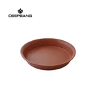Ceramic Flower Best Sale Decor Custom Color Pp Ceramic Flower Pots Garden Plant Flower Tray