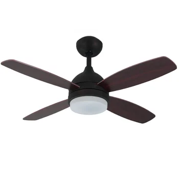 Nordic Simple Style 36 48 52 Inch Solid Wood Blade Remote Control Modern Ceiling Fan WIth Light