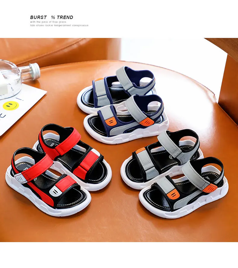 Baby Sandals Comfortable The New Baby Baby Girl Baby Boy SummerSoft  BottomBaotou Anti-kick Toddler Shoes Kindergarten Baby Shoes