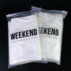 Zip Bag Zipper Bag Custom Printed Reusable Zip Lock Packaging PE Transparent Plastic Poly Zipper Bag With Logo
