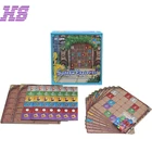 Game Customized High Quality Artpaper CMYK Printed Funny Puzzle Educational Board Game