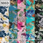 Special Design Hot Selling Multi Colors Flowers Floral 100% Cotton Printing Fabric For Dress