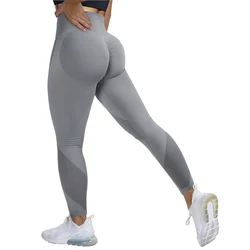 Women's Seamless Gym Leggings Scrunch Butt Yoga Pant Teveo Push Up