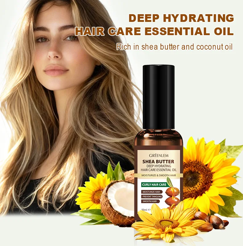 Greenlem Shea Butter Hydrating Hair Oil Mist Nourishing Moisturizing Spray Leave-in Shine Frizz Control Dry Damaged Hair(pic1) Greenlem Shea Butter Hydrating Hair Oil Mist Nourishing Moisturizing Spray Leave-in Shine Frizz Control Dry Damaged Hair(pic1)