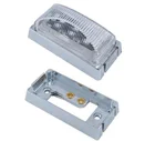 12V Useful Led Light Practical 2" White LED Side Marker And Clearance Lamp For Truck/Trailer/Tractor/Car/Bus