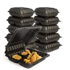 Biodegradable Food Packaging Eco Containers Hot Food Clamshell Containers Food