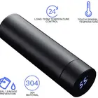 Bottle Customized Customize Stainless Steel Sublimation LED Temperature Display Smart Travel Water Bottle