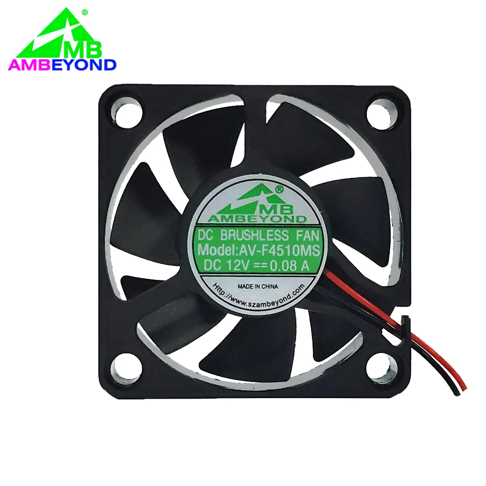 1pc 45x45x10mm 45mm 4510 7 blades 24V 2pin Connector Brushless DC Cooling Fan 