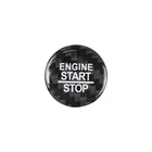 Fiber Button ES Hot Sell Challenger Real Carbon Fiber Car Interior Accessories Button Sticker For Dodge