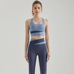 Factory Wholesale Quick Drying High Waist Running Yoga Outfit Sets Fitness Women Sports Bra And Shorts Set