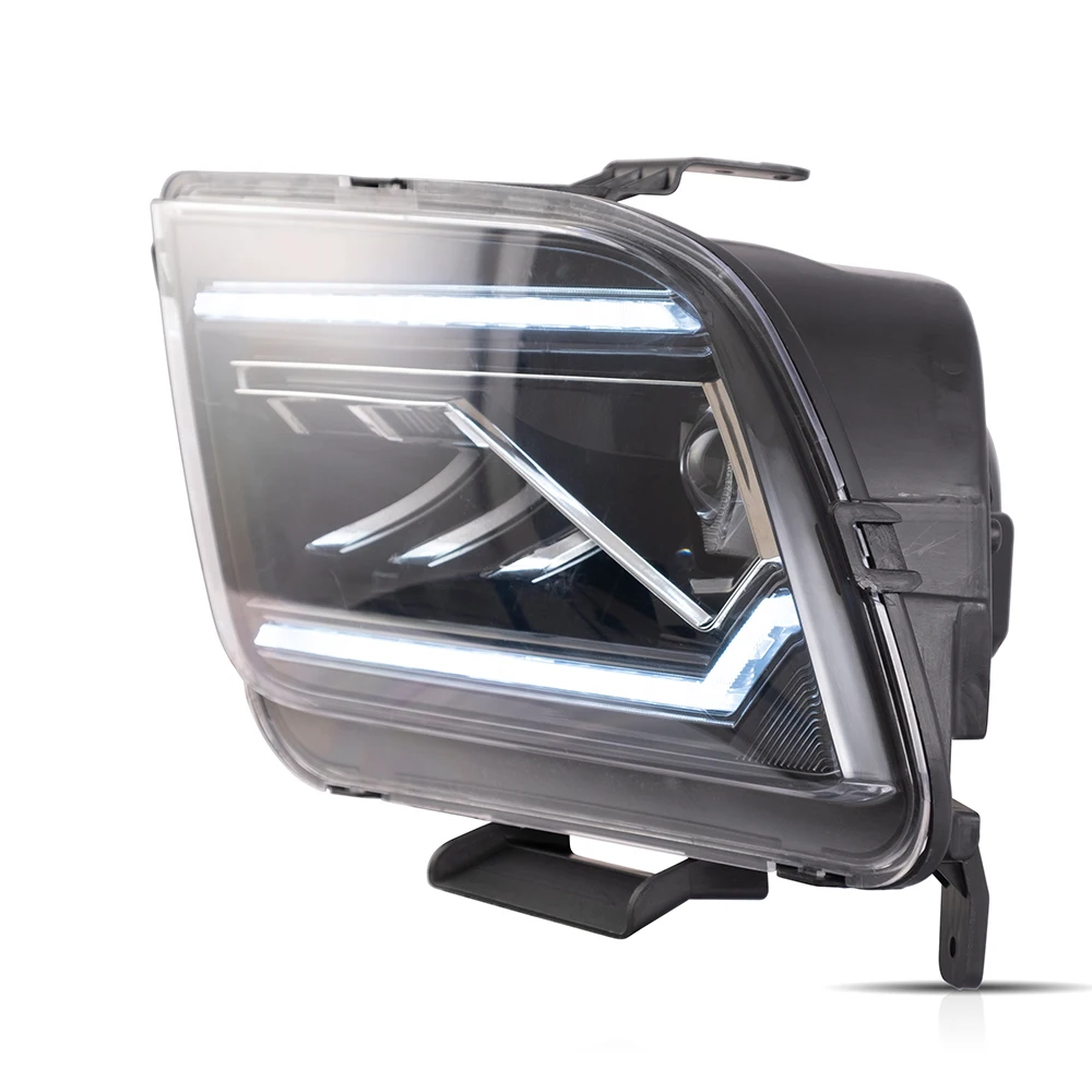 product headlight head light led lens headlights head lamp for ford mustang headlamp headlight 2005 2009 plug and play404-6