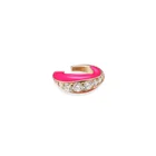Earring Custom 925 Silver Jewelry Dubai Luxury No Pierced Clip On Thick Enamel Ear Cuff Earring