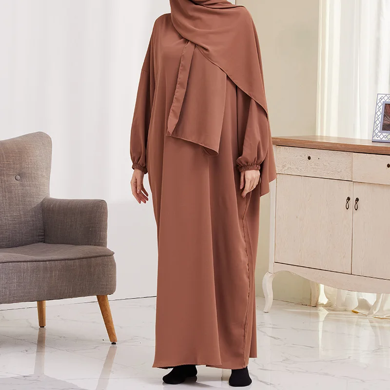 2023 New Design Abaya Women Dress Muslim Clothing Quick Drying Long Sleeve Good Quality Fashionable Custom Label Stylish