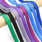 String 100% Polyester Flat Cord String Woven Durable Cord For Clothes Eco-friendly Colored Cord Rope