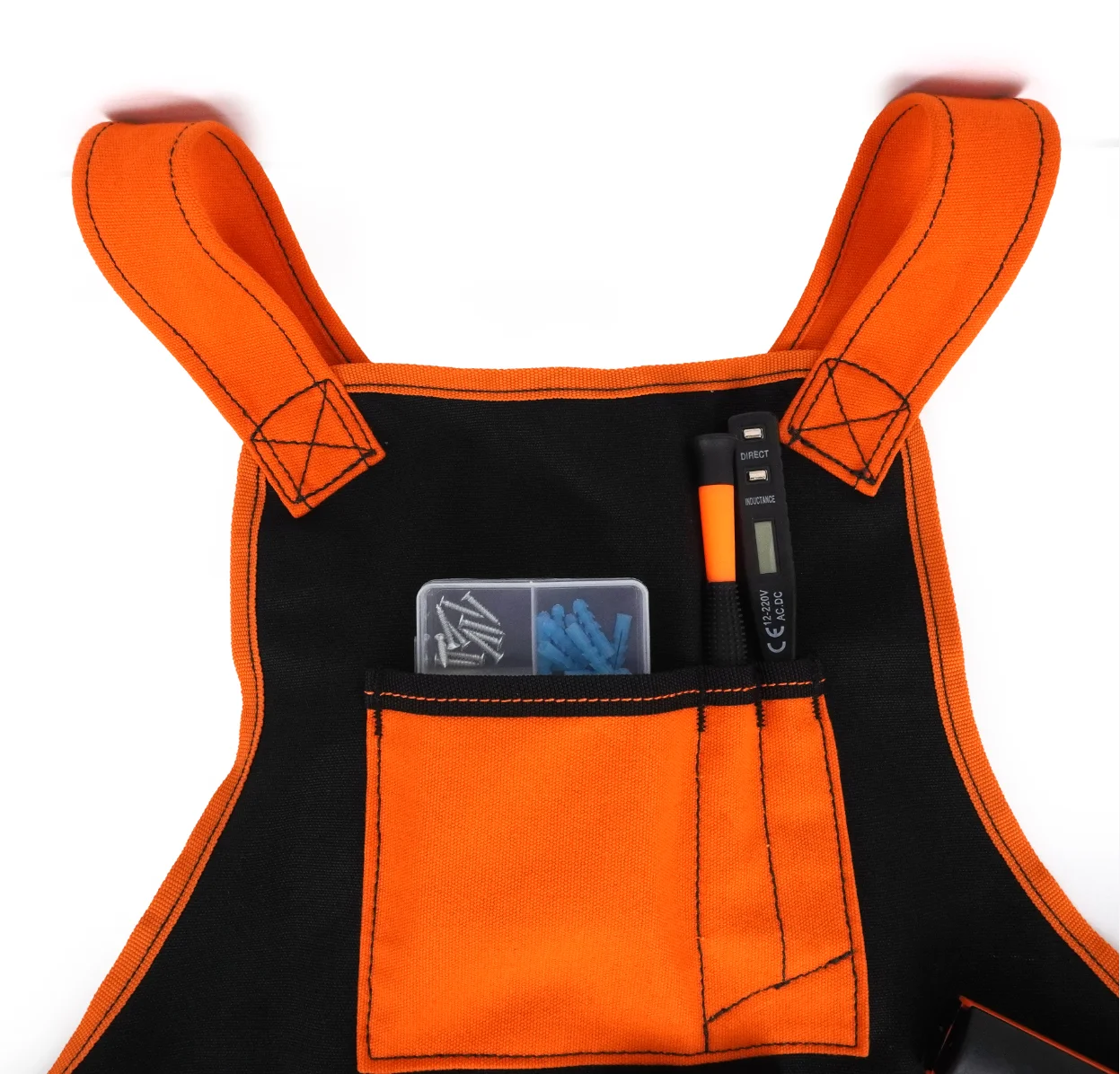 product heavy duty tool apron comfortable tool apron handy workshop apron fully adjustable tool apron-4