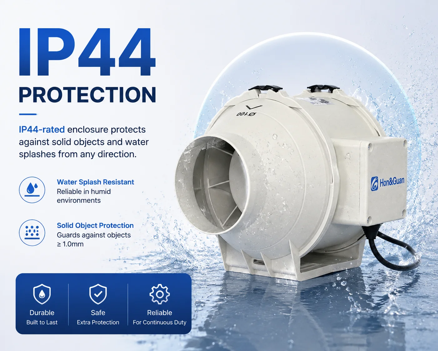 Ventilation Fan, 315mm, 100-240V, Inline - detail 10