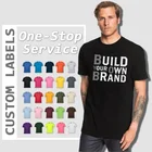 Shirts Free Sample 100% Cotton Blank Tshirt Plain Assorted Mix Color Size Mens Logo Printing Custom T Shirt