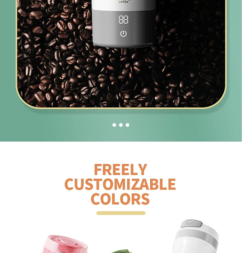2023 Heating Vacuum Termo Coffee Kettle Electric Mug Warmer Smart Coffee Mug Warmer Cup details