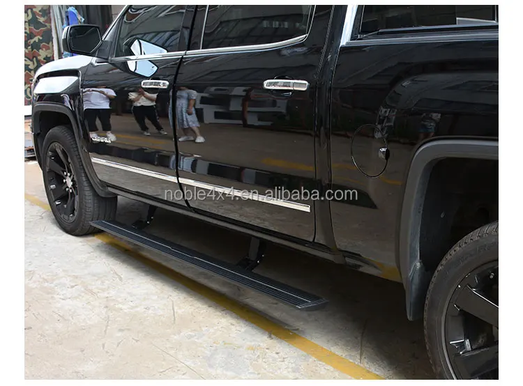 Factory Wholesale Aluminum Threshold Powered Running Board Electric Side Step for GMC SIERRA 2 Door 4door 14-18 19-23 supplier