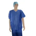 Uniform Uniform Doctors Disposable Hospital Non Woven Figs Uniform Scrub Suit Set Nursing Medical Scrub Suit Nurse