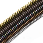 Hematite Stone Natural 10mm Dish Gun Black Raw Hematite Stone For DIY Jewelry Making