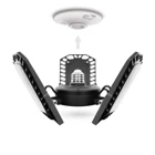 Adjustable Trilights Garage LED Ceiling Lights Deformation Outdoor Lights Projector 6000 Lumens Shop Lights With Panels