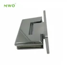 Wall To Glass Hinge Glass To Glass Hinge 2021 Hot Sale Bevel Edge 90 Degree Wall To Glass Shower Door Hinge Glass Bracket