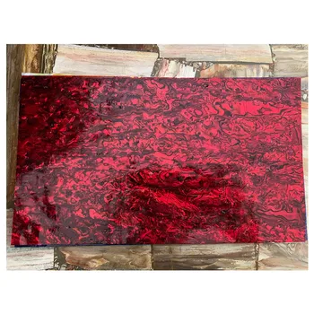 Dyed Red Color Abalone Shell Sheet Shell Veneer Abalone Shell Flexible Sheet