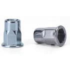 Nut Imperial Steel Or SUS A2 Flat Head Half-Hex Body Rivet Nut For Thin Metal Sheet With Imperial Or Metric Sizes