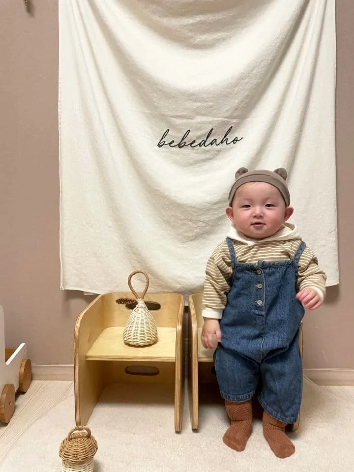 Boys' Shoulder Straps Spring And Autumn Infant Denim Jumpsuit Fashionable Baby Clothes