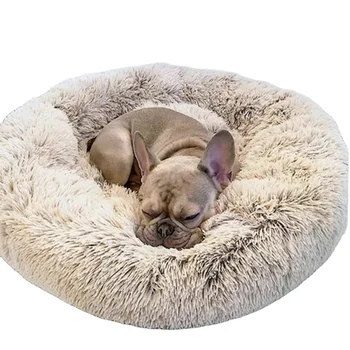 Wholesale Custom XXL Memory Foam Pet Bed Warm Plush Soft Made in China Sustainable Feature for Cats Manufactured with Faux Fur