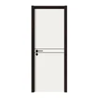 Wpc Fireproof Wooden Door For Living Room Waterproof Material Interior Wooden Door Modern Design Wpc Doors