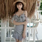 Beachwear 2021 Top Quality Women's Swimsuit Sexy Lace Fairy 1 Piece Dress Beachwear