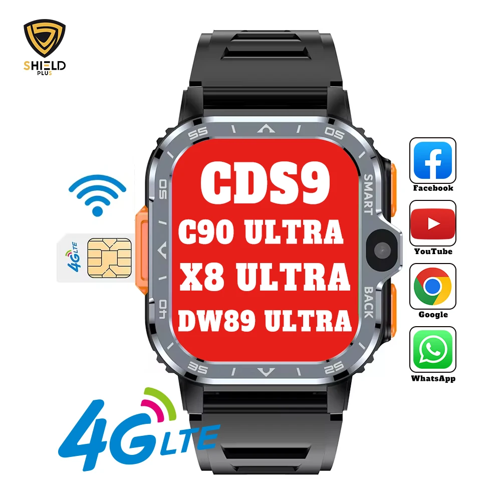 X8 Ultra Cds9 4g Smartwatch C90 Ultra Max Dw89 Ultra 4g Android