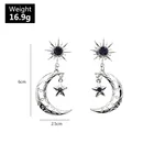 Long Earrings Earrings Customized Wholesale High Quality Ladies Long Sun Earrings Fashion Star Moon Earrings