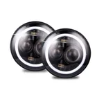 Led Wholesale Best Price LED 7inches Round Shape LED Headlight For Car/Motorcycle Led Car Lights