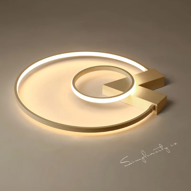 Simply Post-Modern Nordic Circle Surface Mounted LED Ceiling Lamp Indoor Round Ceiling Lighting