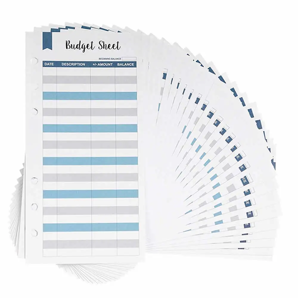 12 Budget Sheets Expense Tracker Fit Budget Envelopes Cash Envelope BinderY-qk 