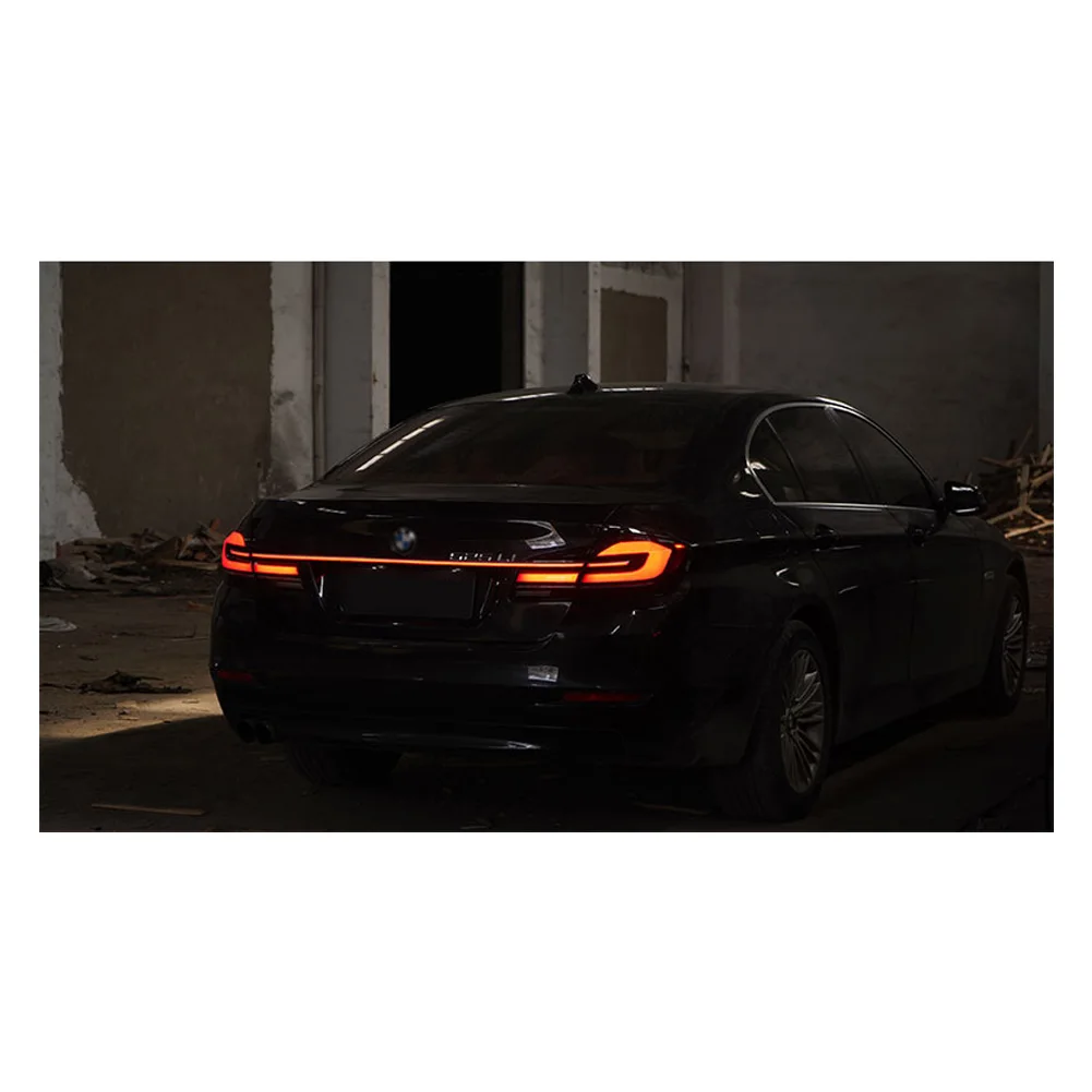 product f10 to g30 style car tail light with middle lamp for bmw f10 tail light with bar f18 m5 tail lamp 2011 f10 light plug and play-6