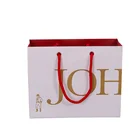 Craft Hand Kraft Bag Craft Hand Shopping Carry Logo Gold Custom White Kraft Paper Bag