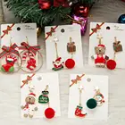 Long Earrings Drop Shipping Christmas Fashion Long Women Simple Ins Earrings Earrings Christmas Earrings