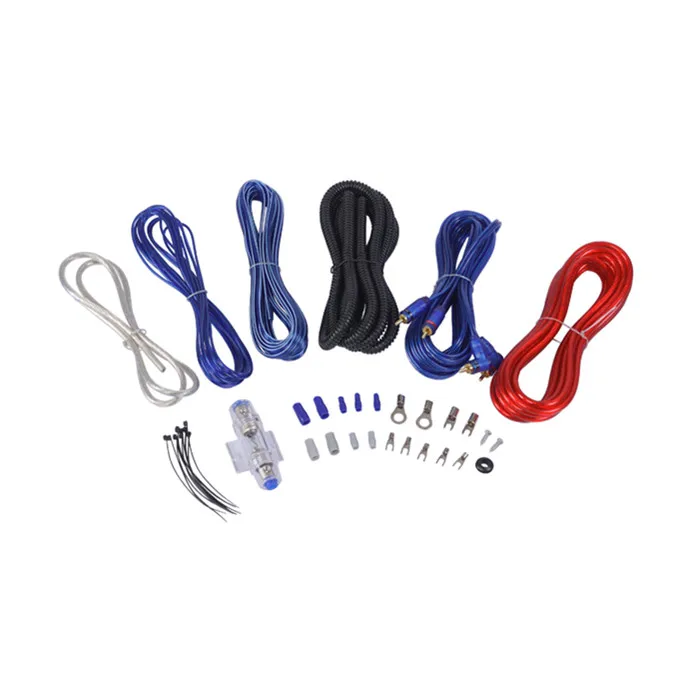 Custom Car Audio Ofc 0 Gauge Subwoofer Wire Kit Amplifier Amp Install Wiring Kit With Double