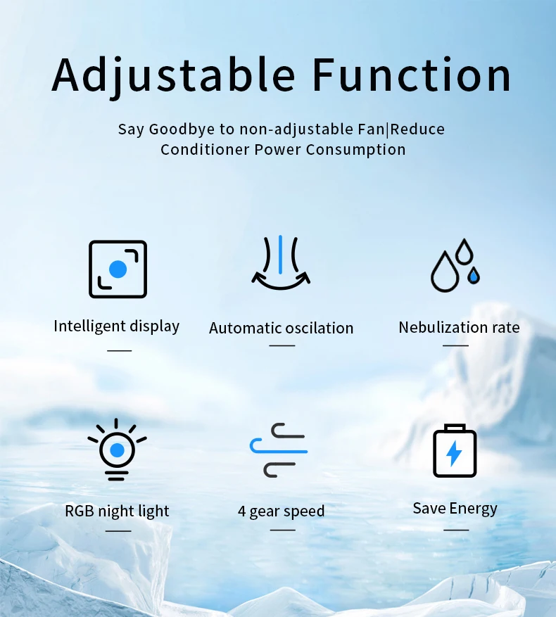 Mini Cooling Air Conditioner, Portable, USB - detail 4