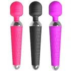 Sex Levett Silicone Woman Vibrator 10 Vibration Modes Powerful Vibrating AV Wand Vaginal Massager Sex Toys For Women